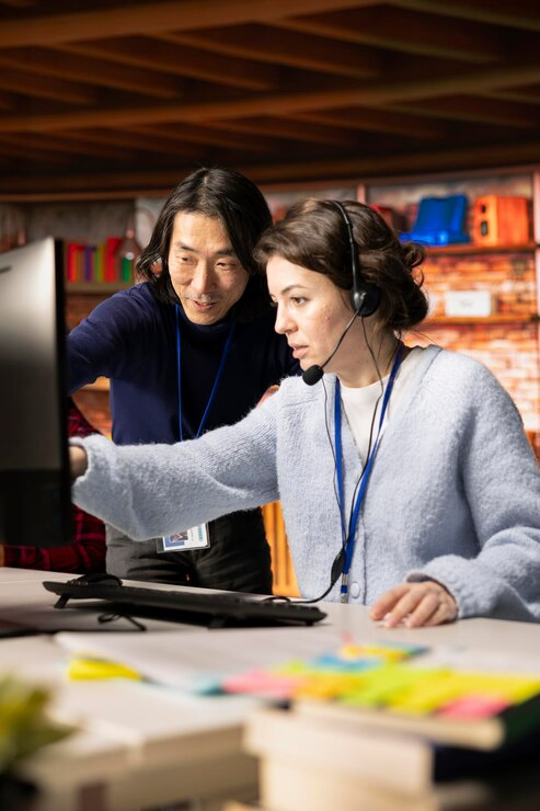Team working together